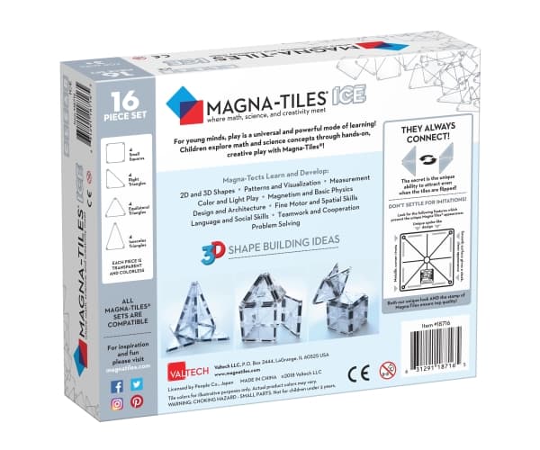 Magna-Tiles ICE 16 pcs expansion set