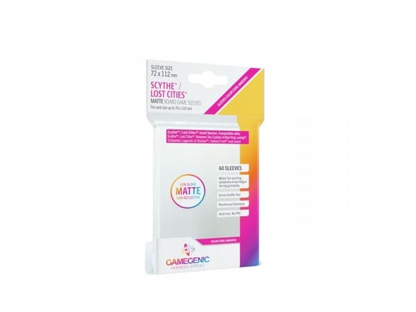 GameGenic Matte Square Sleeves 73x73 mm