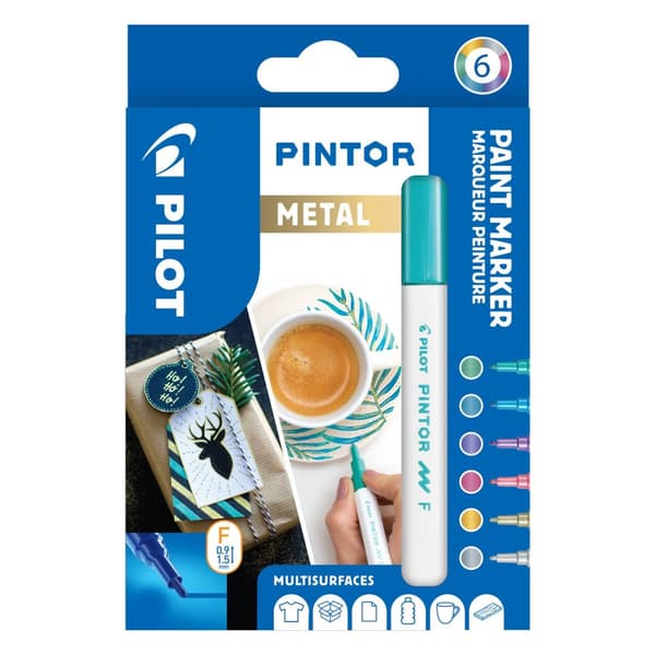 Pilot - Marker Pintor Fine Metal Mix 1,0ass (6)