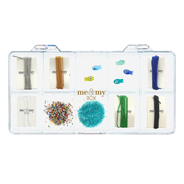 Me  My Box - Jewelry Kit Bracelet - Fish  Beads - Blue (BOX901036)