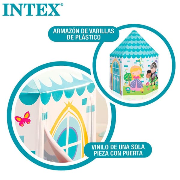Intex Fabric Children´s House 104x104x130 Cm Flerfarvet 104 x 104 x 130 cm