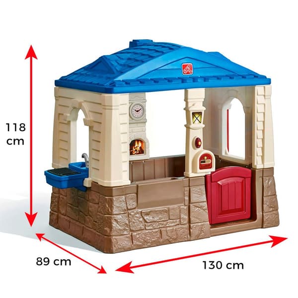 Step 2 Sommerhus Neat & Tidy Cottage 118x130x89 Cm Flerfarvet