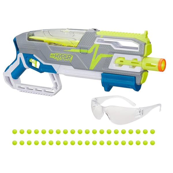 Hasbro På Portugisisk Nerf Hyper Pump Action Transparent