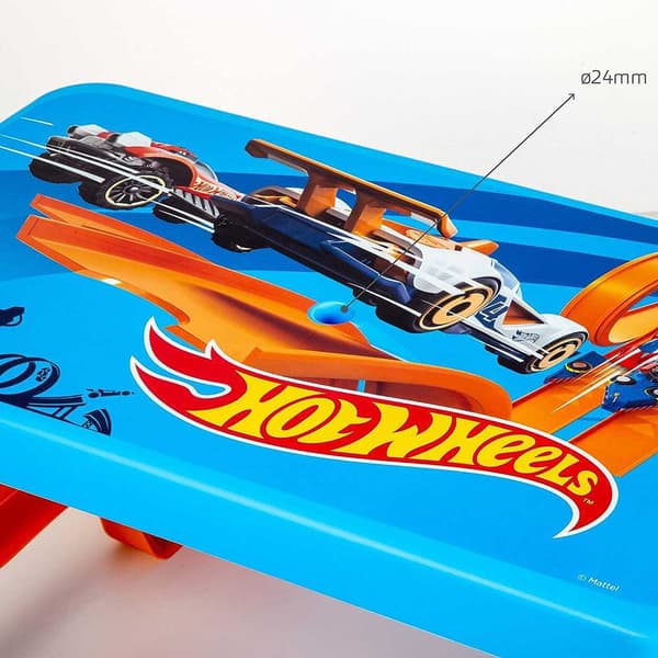 Hot Wheels Piknik-pöytä Infantil Keltainen 69x79x42 cm