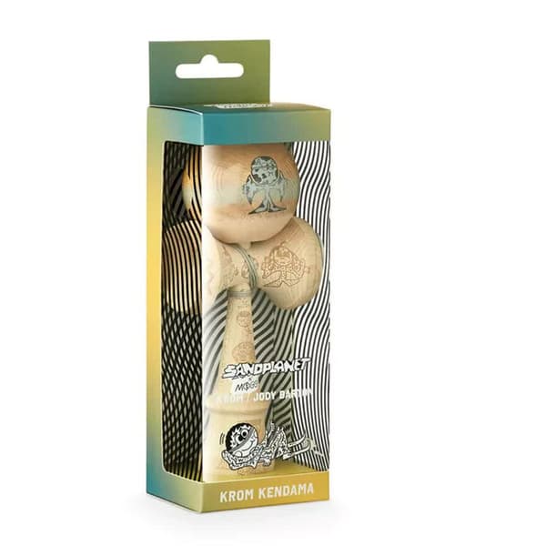 Krom Kendama Zoggy & Moggy Kultainen