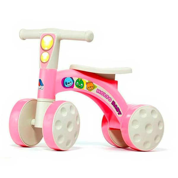 Molto Mina Första Rosa Gummihjul Rid På 48x37x18 Cm Rosa