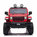 Miniatyrbild 3 av 7: Devessport Radiostyrd Elbil Jeep Wrangler Röd 3-6 Years