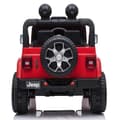 Miniatyrbild 5 av 7: Devessport Radiostyrd Elbil Jeep Wrangler Röd 3-6 Years