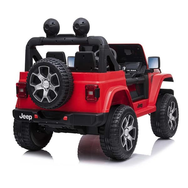 Devessport Radiostyrd Elbil Jeep Wrangler Röd 3-6 Years