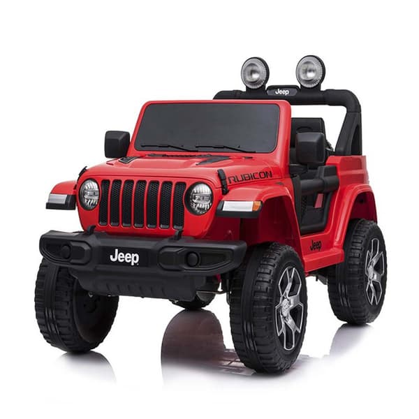 Devessport Radiostyrd Elbil Jeep Wrangler Röd 3-6 Years