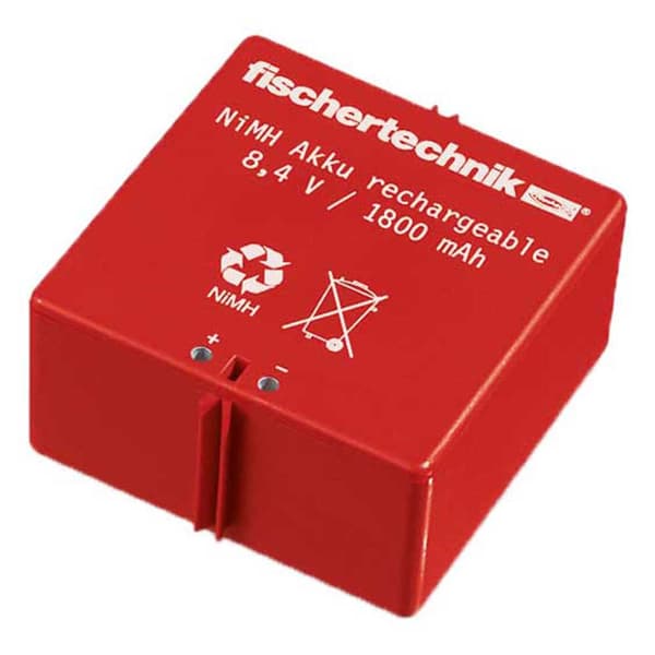 Fischertechnik Oplader Og Batteripakke Accu Set 220v Sort