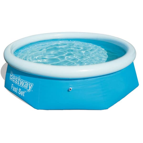 Bestway Rund Pool Xl Fastset 244x66 Cm Blå 3-6 Years