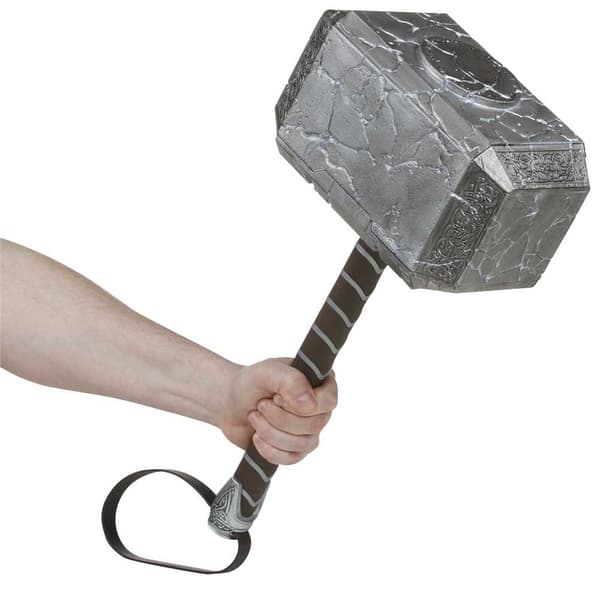 Marvel Legends Series Elektronisk Hammer Thor Love And Thunder Mjolnir Flerfarvet