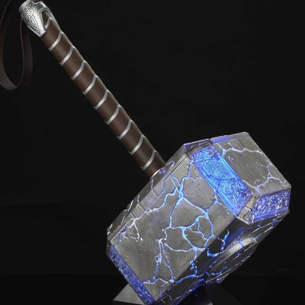 Marvel Legends Series Elektronisk Hammer Thor Love And Thunder Mjolnir Flerfarvet