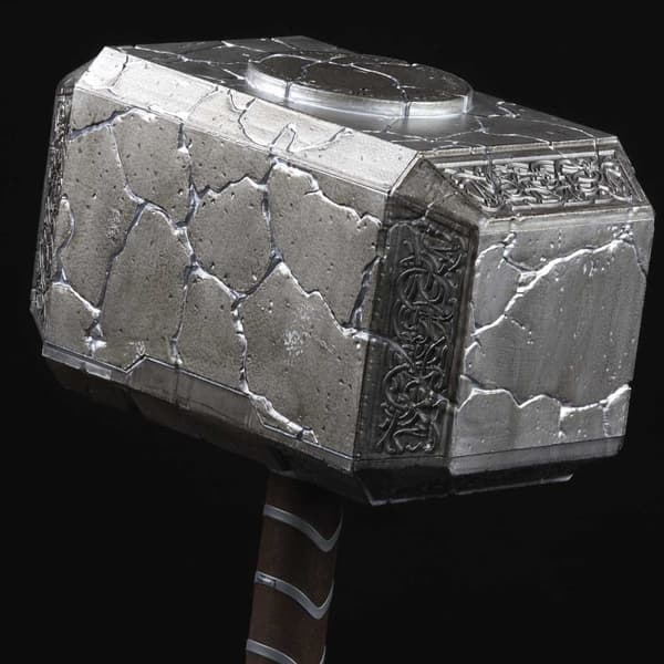 Marvel Legends Series Elektronisk Hammer Thor Love And Thunder Mjolnir Flerfarvet