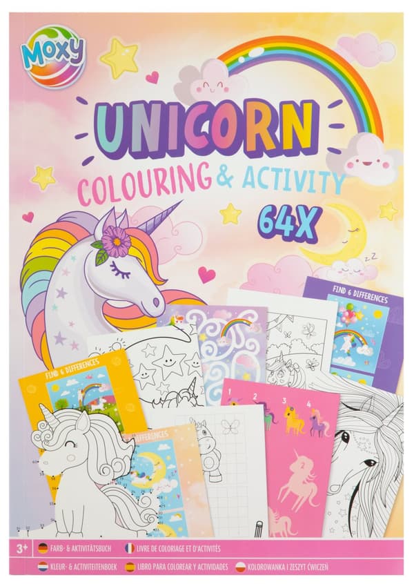 Moxy - Colouring  Activity Book - Unicorn (150068)