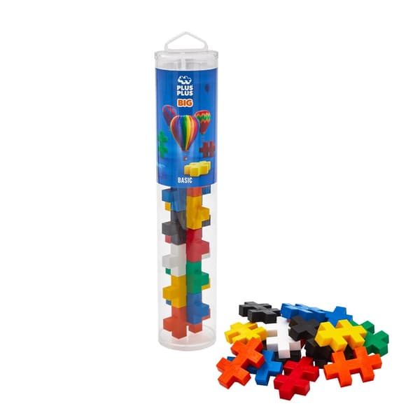 Plus-Plus - BIG Basic /15pcs Tube (3224)