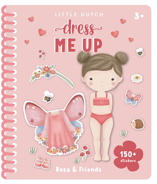 Little Dutch - Dress me up Book Rosa  Friends - 125414