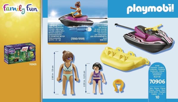 Zestaw Family Fun 70906 Starter Pack Skuter wodny z bananową łodzią