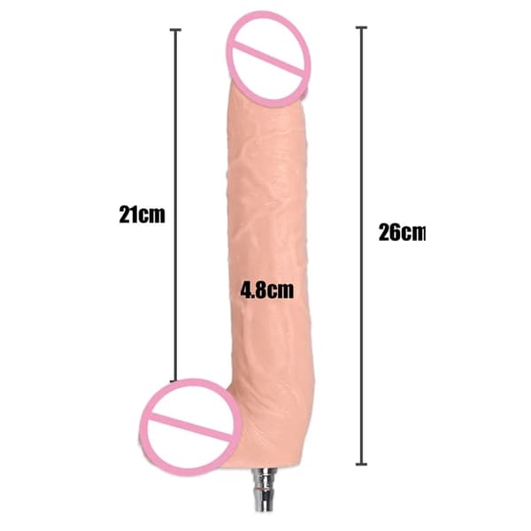 Sexmaskine tilbehør, Vac-u-Lock kompatibilitet, vaginal og anal stimulation., FS-08