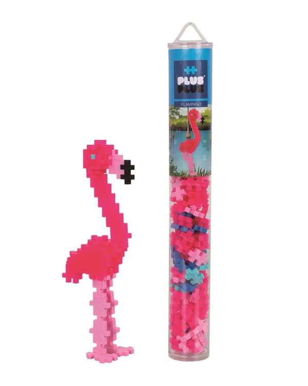 Plus-Plus - Flamingo / 100 pcs Tube (4242)