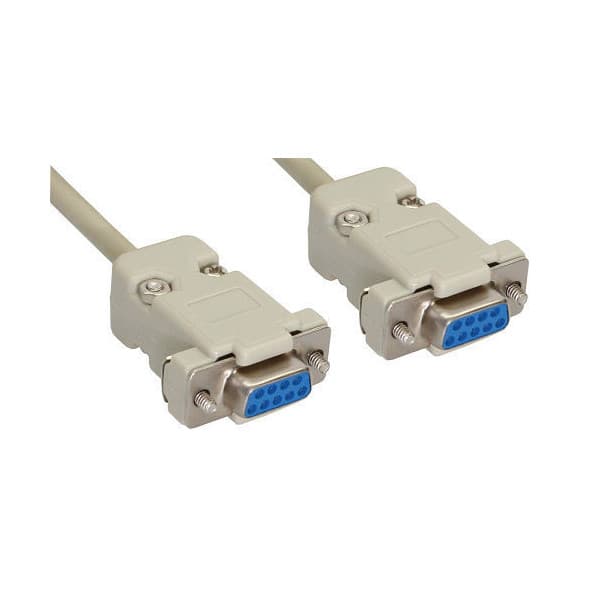 InLine nollmodemkabel med 9-pin Sub D-kontakter, 2 m