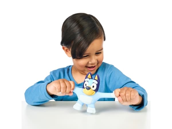 Bluey Stretchable Bluey ja Bingo hahmot