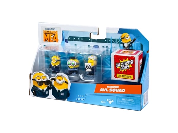 DESPICABLE ME 4, Mini Minions Figurer 5 cm, 4 stk pk., 2 varianter