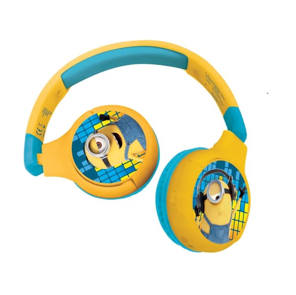 Lexibook - Minions 2 in 1 Bluetooth Headphones (HPBT010DES)
