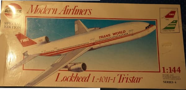 1980 tals modell AIRFIX LOCKHED L-1011-1 TRISTAR 1:144 no 06178 Byggsats