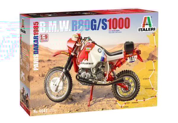 Italeri 4641 B.M.W. R80 G/S 1000 Paris Dakar 1985 Skala 1:9