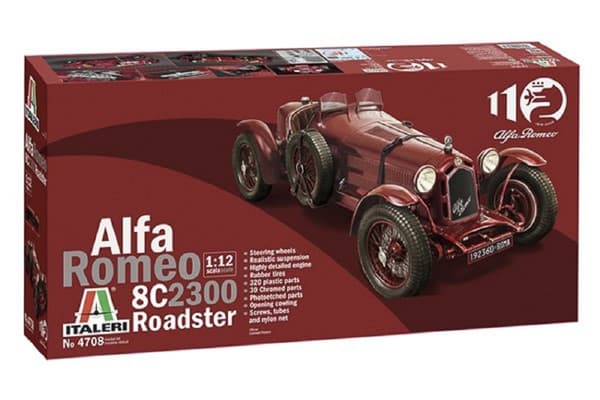 ALFA ROMEO 8C/2300 Byggmodell 4708 Skala 1:12 1931-1933