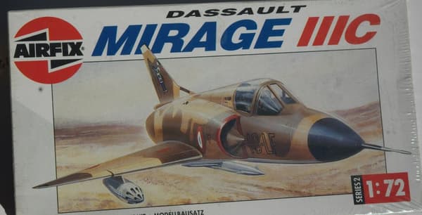 AIRFIX 02012 DASSAULT MIRAGE IIIC 1/72 Byggsats
