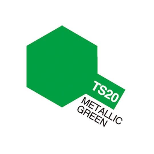 TAMIYA TS-20 Metallic Green 85020 färg, farve, väri