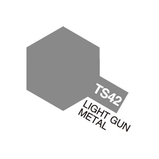 TAMIYA TS-42 Light Gun Metal 85042 färg, farve, väri