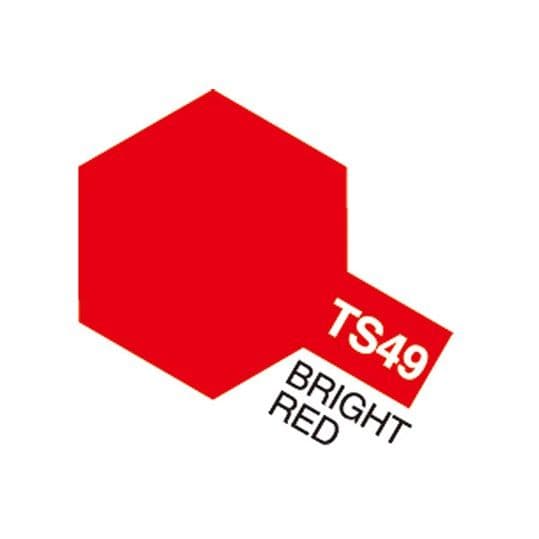 TAMIYA TS-49 Bright Red 85049 färg, farve, väri