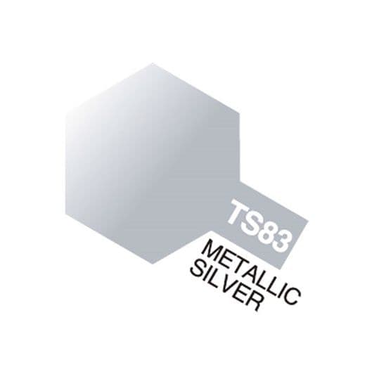 TAMIYA TS-83 Metallic Silver 85083 färg, farve, väri