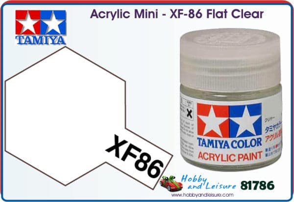 TAMIYA Akryl Mini XF-86 Platt Clear 81786