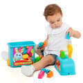 Miniatyrbillede 7 af 10: Building Blocks Game Moltó 20 Pieces Trolley