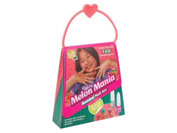 FabLab Melon Mania Kynsitaidesetti, jossa on tuoksu
