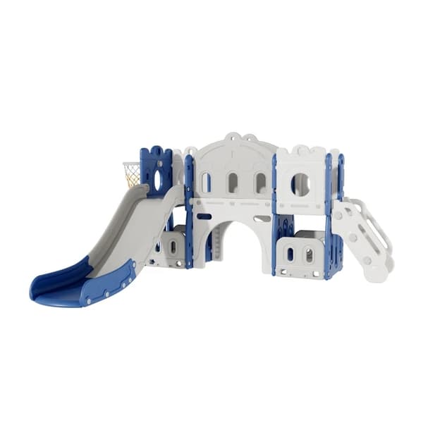 Baby Rutsjebane, Multifunktionelt Design, Luksus Funktioner, GD03-BLUEYELLOW