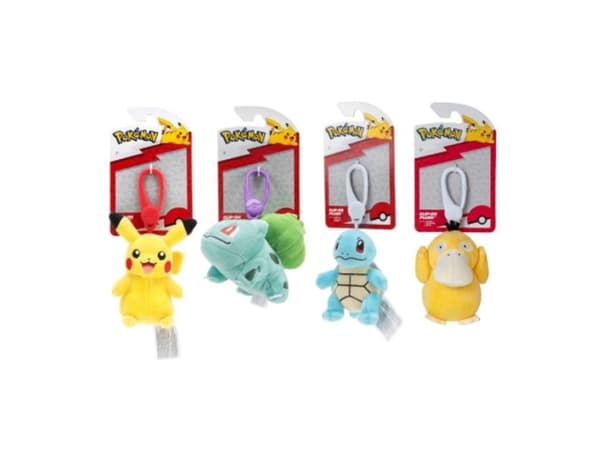 Pokémon Plush Clip On - Assorted