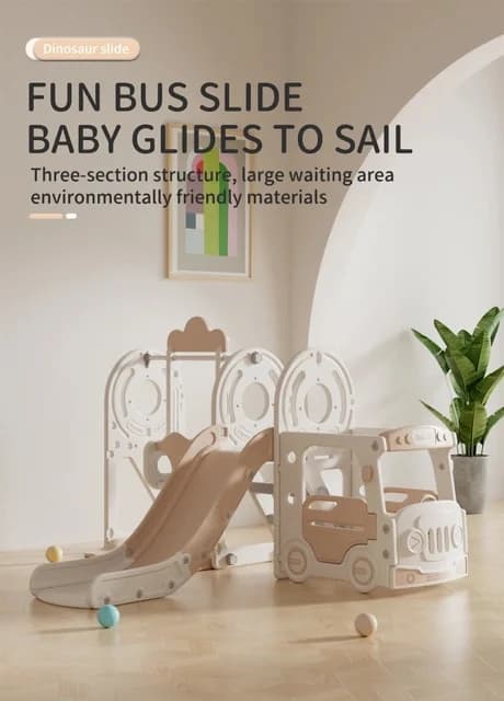 Babylekplats, Rutschkana Gunga, Inomhusförvaring, XLB01-ROSA