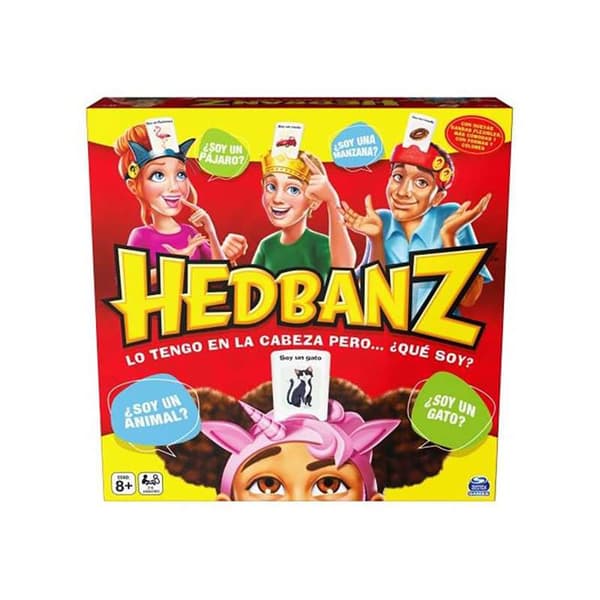 Spin Master Spil Hedbanz Guess What I Think The Solution Is In Your Head 26.67x26.67x6.73 Cm