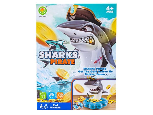 SHARKS PIRATE Arcade Game, FURIOUS SHARK Pirate Treasure