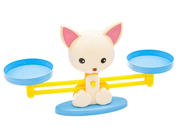 Lära sig att räkna Game - Balans Balans Skala Skala Hund + Valpar - Valp Upp