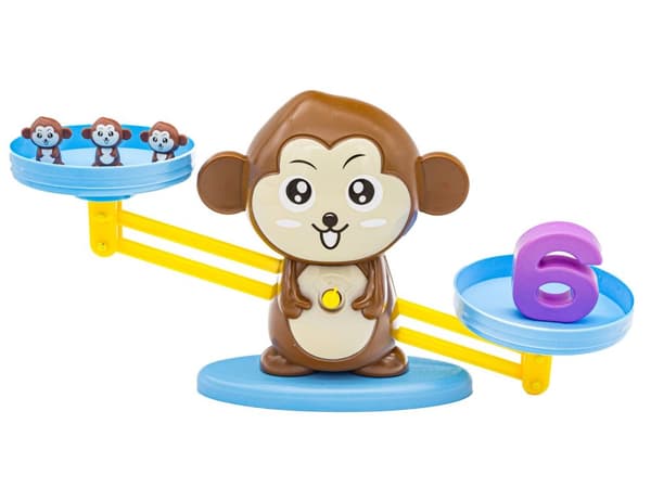 Lära sig att räkna Game - Monkey Balance