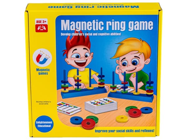 Logiikka- ja arcade-peli - Magneettiset vanteet