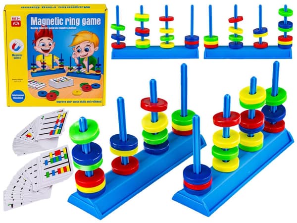 Logiikka- ja arcade-peli - Magneettiset vanteet