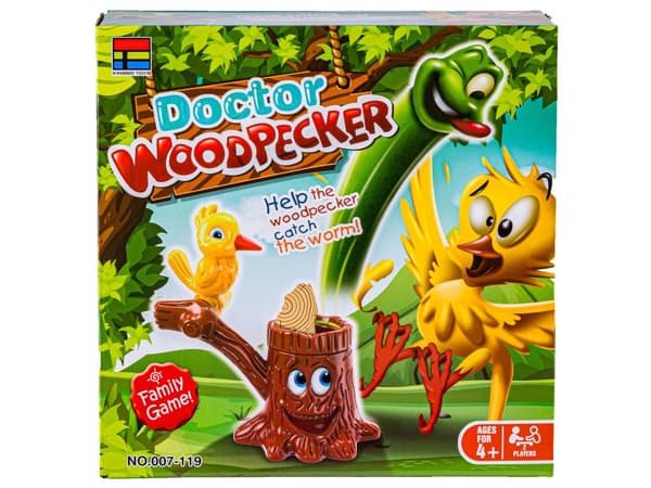 Dr. Woodpecker og Crazy Bug Catch the Bug spil